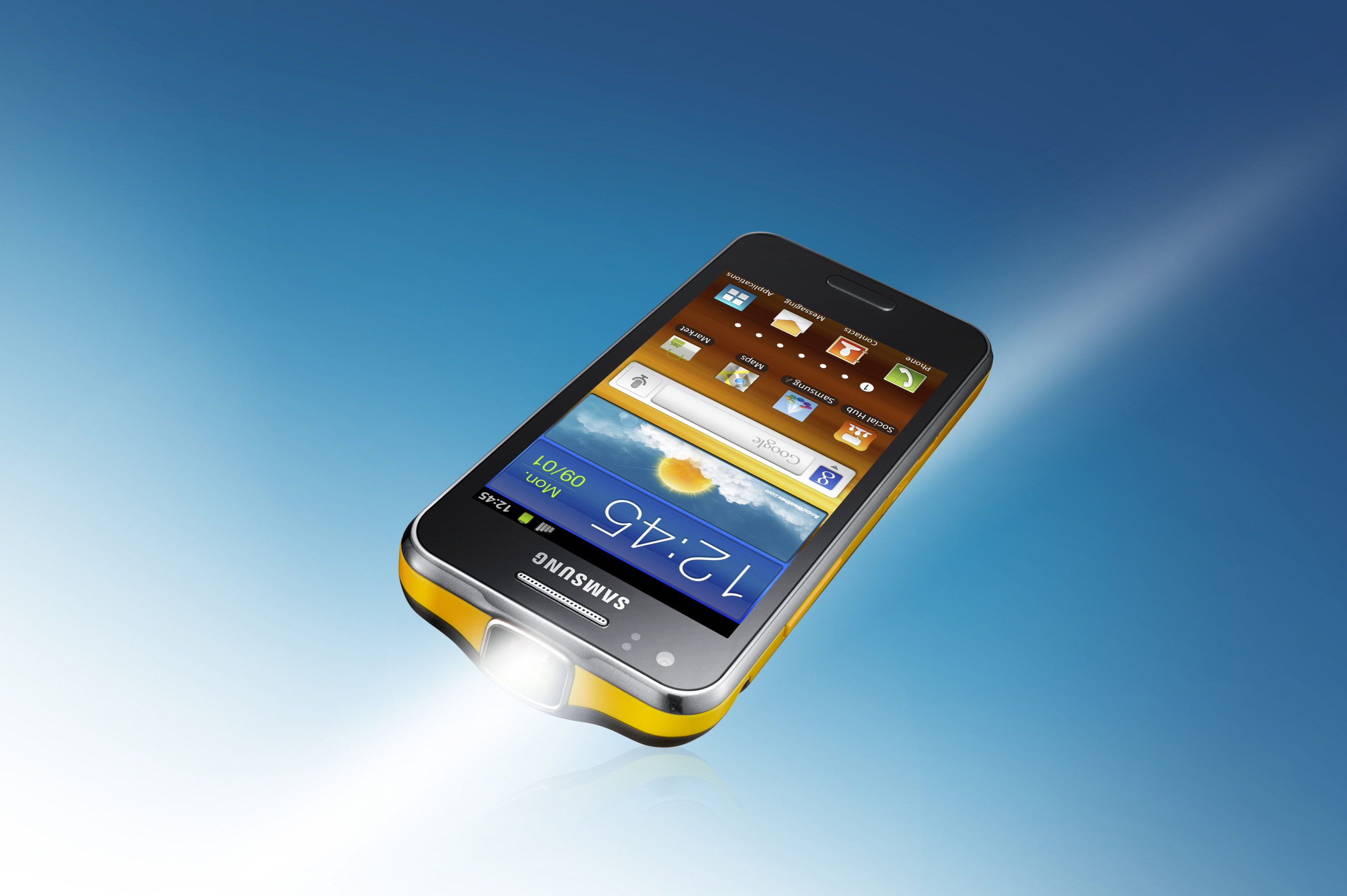 Christ Affectionate atomic Samsung Galaxy Beam - telefon Android cu mini-proiector încorporat :  Gadget.ro – Hi-Tech Lifestyle