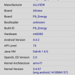 Screenshot Allview P6 Energy