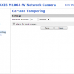 Axis M1004-W Live View
