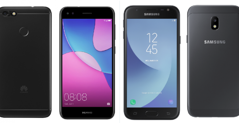 Huawei P9 Lite Mini Vs Samsung Galaxy J3 2017 Bătălia Smartphone