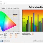 Test cu luminozitate 100% profil Native Acer ConceptD 5 Pro