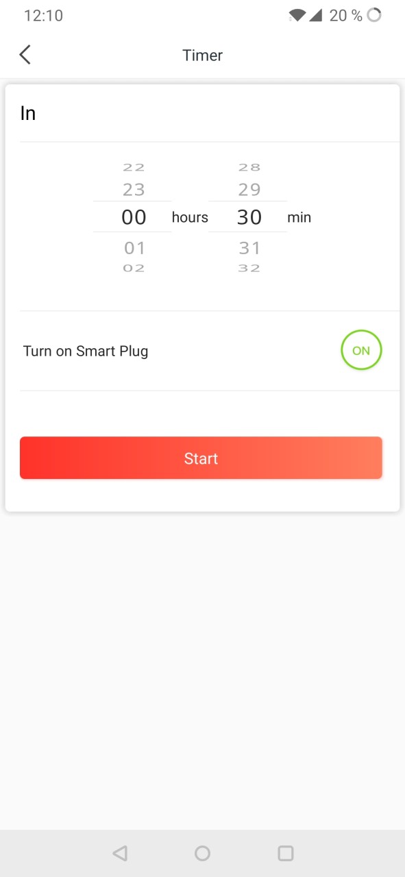 Interfata aplicatie Android Tenda Beli SP3