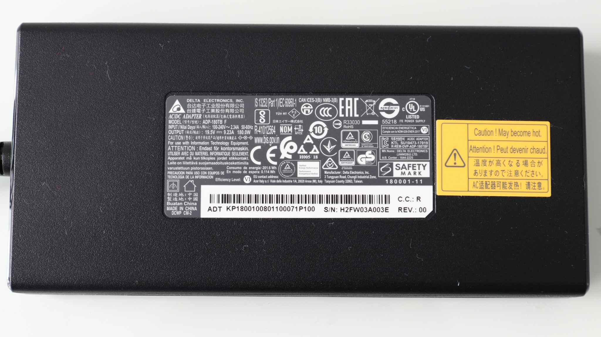 Incarcator Notebook gaming Acer Nitro 7 AN715-52 2020