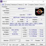 Info CPU-Z ASUS ROG Zephyrus G14 GA401IV