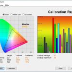 Test culori ecran mod EyeCare ASUS ROG Strix G713Q