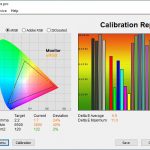 Test culori ecran mod Scenery ASUS ROG Strix G713Q