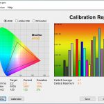 Test culori ecran mod Vivid ASUS ROG Strix G713Q