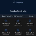 Teste benchmark ASUS Zenfone 8