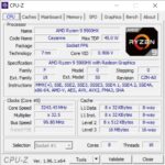 Info CPU-Z laptop ASUS ROG Strix G15 G513QY