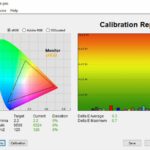 Test culori dupa calibrare ecran Intel NUC M15