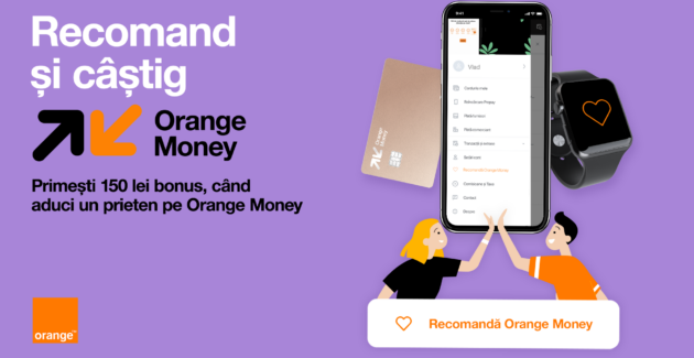 Orange Money - Recomand si castig