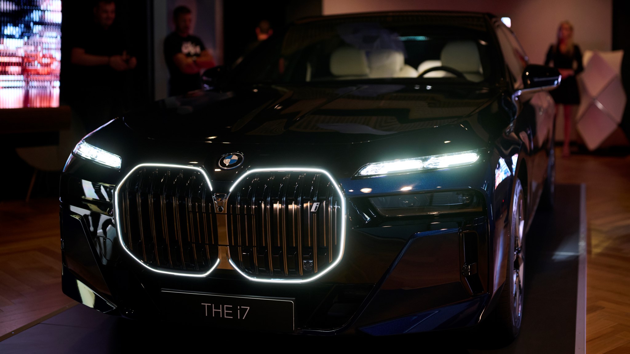 BMW i7 - prezentare statica Bucuresti