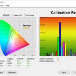 Test culori monitor BenQ MOBIUZ EX3410R dupa calibrare