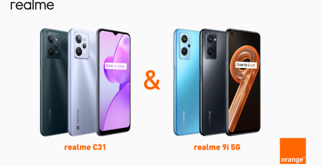 Realme C31 in oferta Orange si Realme 9i 5G