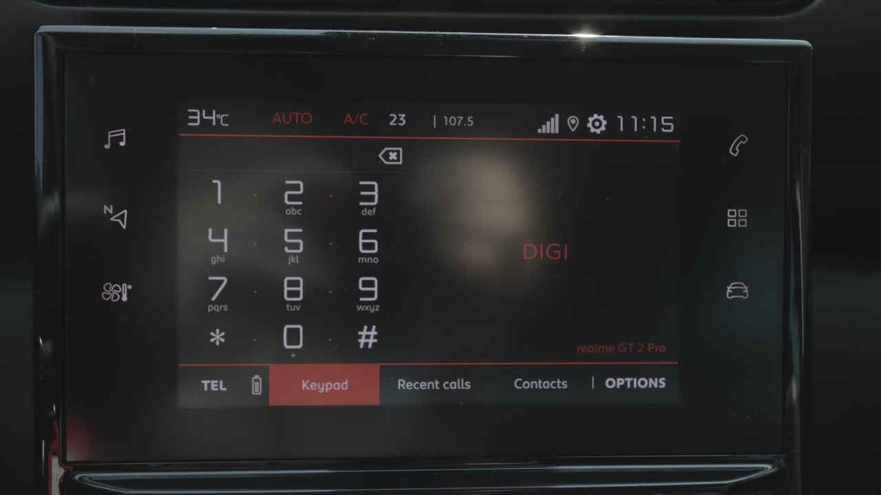 Brotect Pellicola Vetro Per Citroen C3 Aircross Infotainment – Durezza 9H, Anti-impronta, Made In Germany