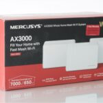 Sistem mesh Wi-Fi 6 AX3000 Mercusys Halo H80X