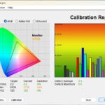 Test culori inainte calibrare notebook Acer Spin 5 SP514-51N