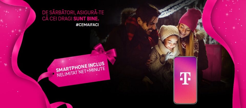 Telekom anunţă campania dedicată sărbătorilor de iarnă, una ce aduce un