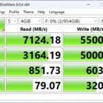 Teste benchmark SSD ADATA XPG Gammix S70 Blade