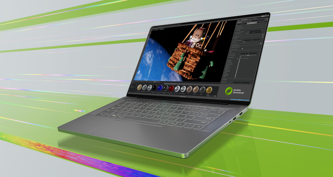 NVIDIA Studio certified laptop