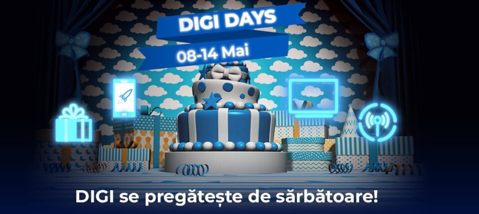 În perioada 08 – 14 mai RCS & RDS organizează campania promoţională Digi Days dedicată exclusiv clienţilor existenţi