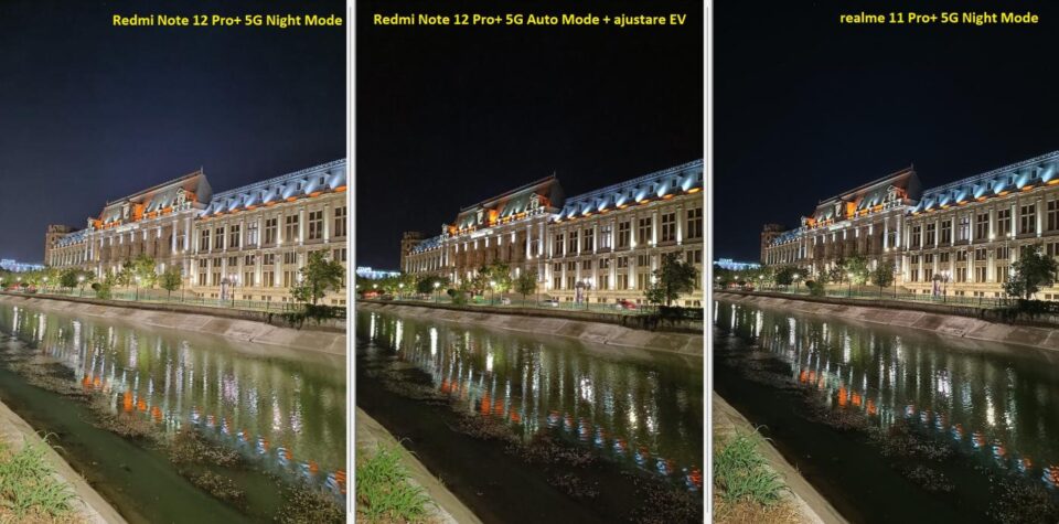Night Mode Realme 11 Pro+ 5G vs. Redmi Note 12 Pro+ 5G. 
