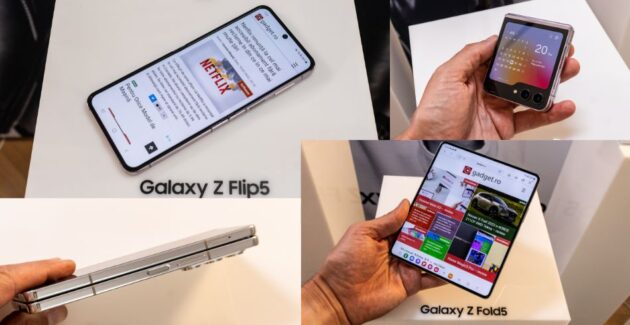 Samsung Galaxy Z Fold5 si Galaxy Z Flip5 - primele impresii