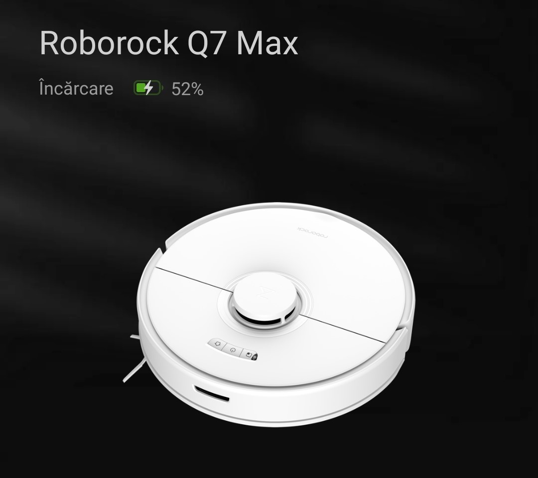 Incarcare si autonomie Roborock Q7 Max