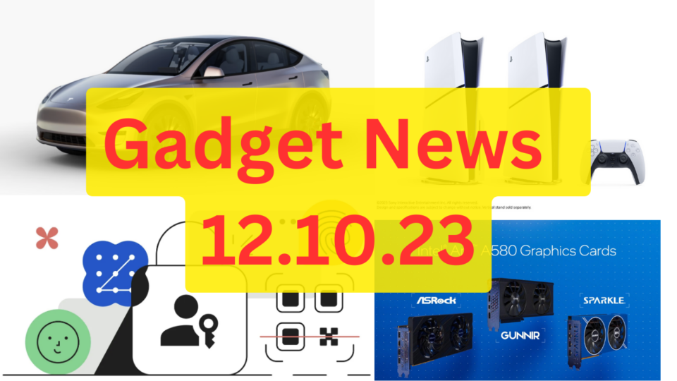 Gadget News 📰 – 12.10.23 (Google vrea să renunțăm la parolele clasice, Sony lansează PS5 Slim, Tesla s-a apucat de colantat automobile etc)