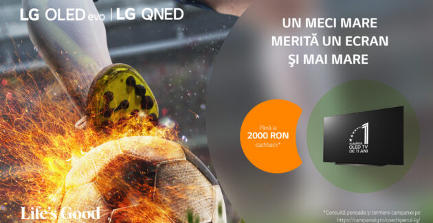 Campania LG TV cashback mai - iulie 2024
