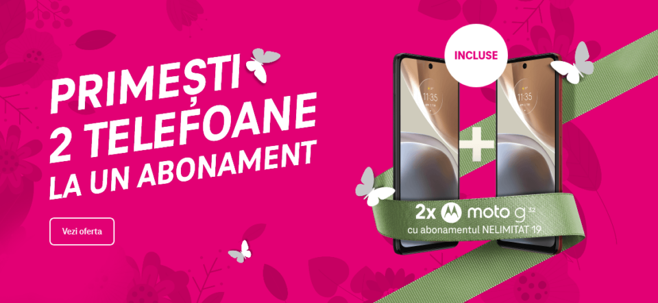 Telekom Romania Mobile lansează campania „Primeşti 2 telefoane la un abonament”