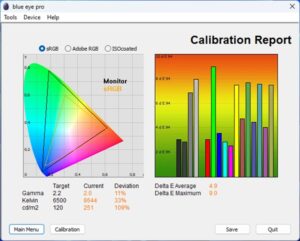 Test culori Professional - Movie monitor gaming MSI MAG 274QRF QD E2