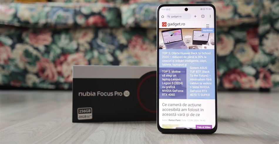 nubia Focus Pro 5G - review