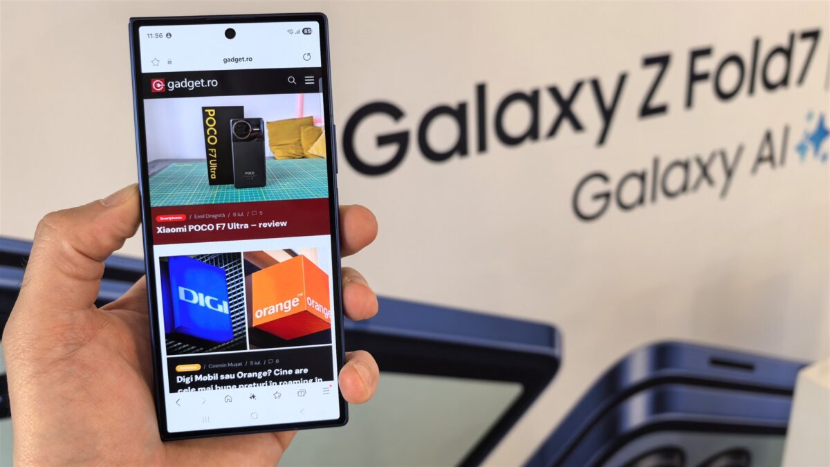 Samsung Galaxy Z Fold7 - primele impresii