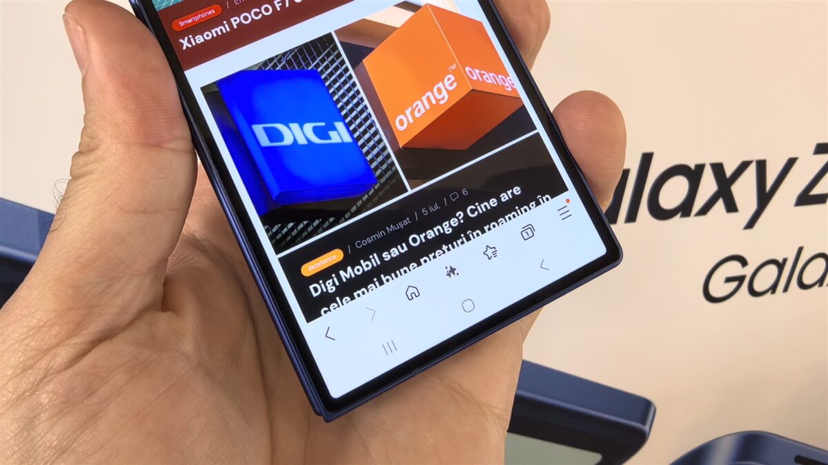 Samsung Galaxy Z Fold7 - primele impresii