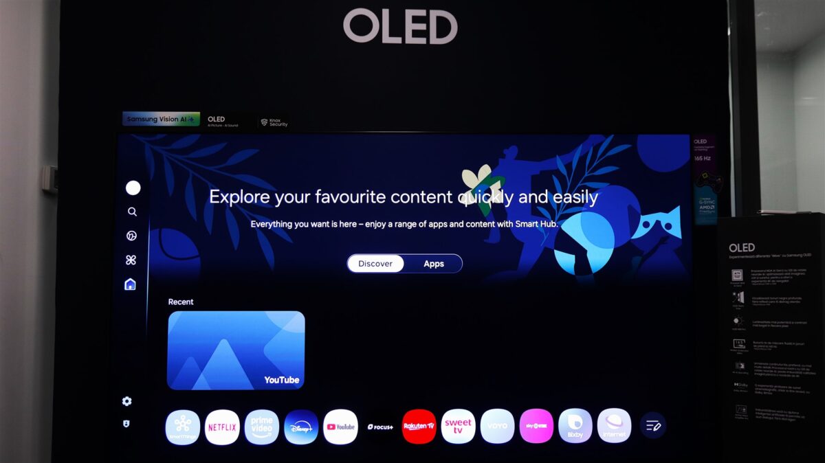 Smart TV Samsung Vision AI OLED 77S95F - review