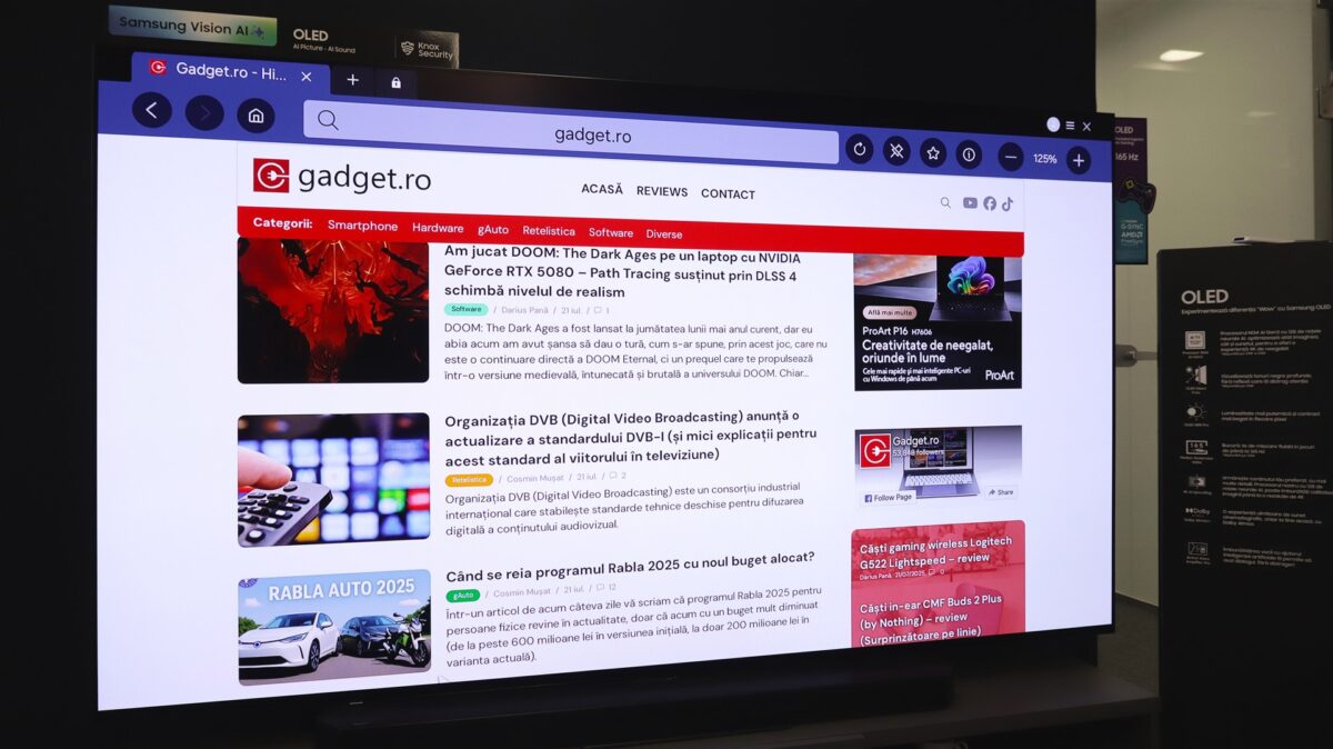 Smart TV Samsung Vision AI OLED 77S95F - review