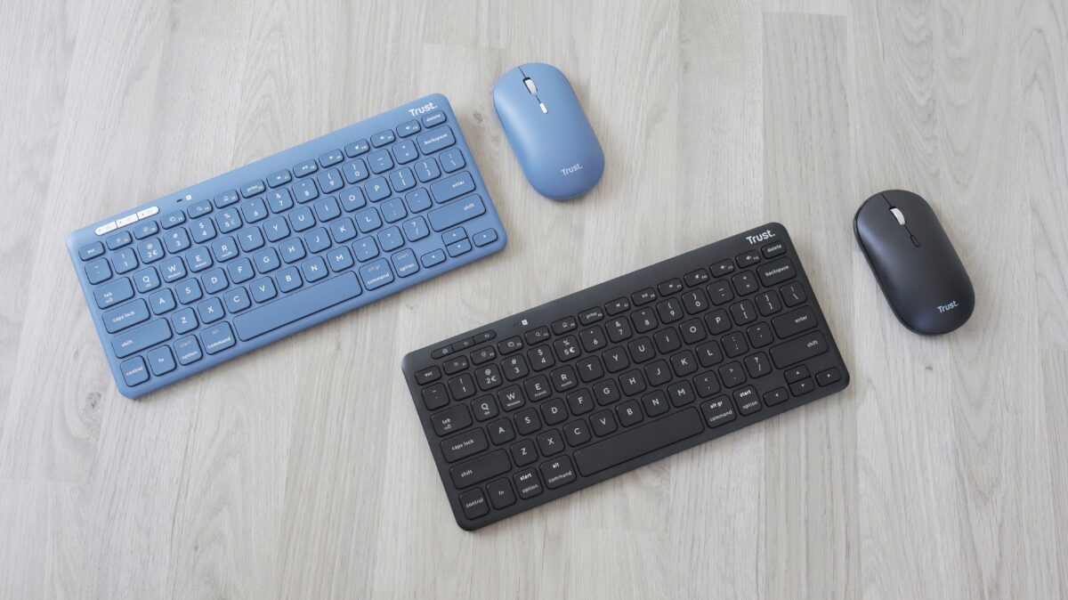 Kit tastatura si mouse wireless multi-device Trust Lyra - review