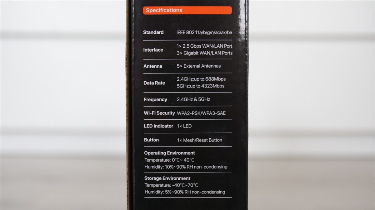 Router WIFi 7 Tenda TE6L Pro