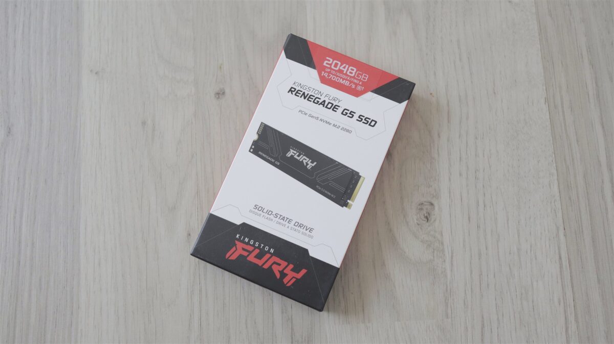 SSD Kingston Fury Renegade G5 2TB - review