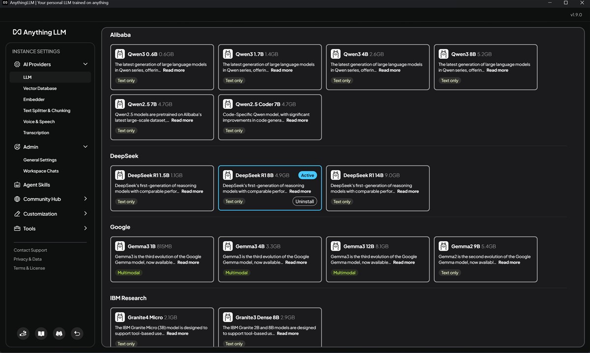 AnythingLLM cu NVIDIA NIM pe laptop cu NVIDIA GeForce RTX 5080