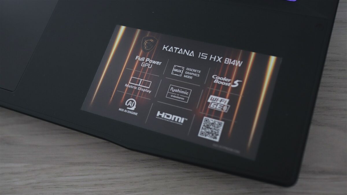 Laptop gaming MSI Katana 15 HX B14W