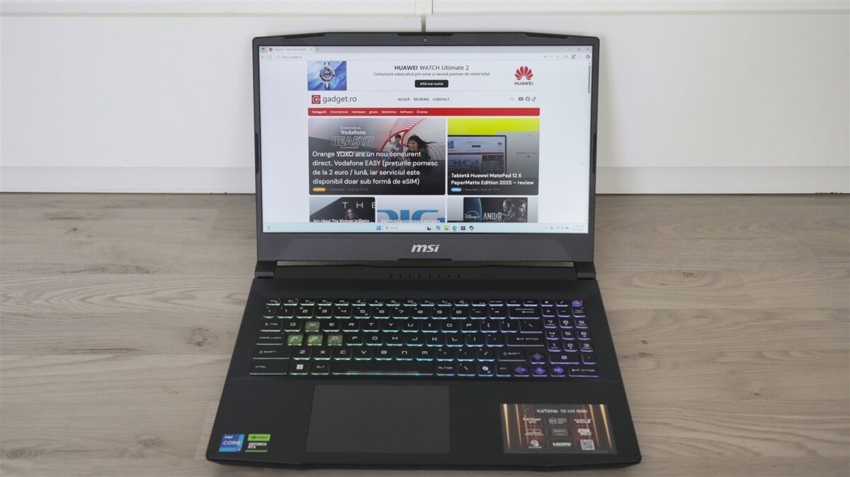 Laptop gaming MSI Katana 15 HX B14W