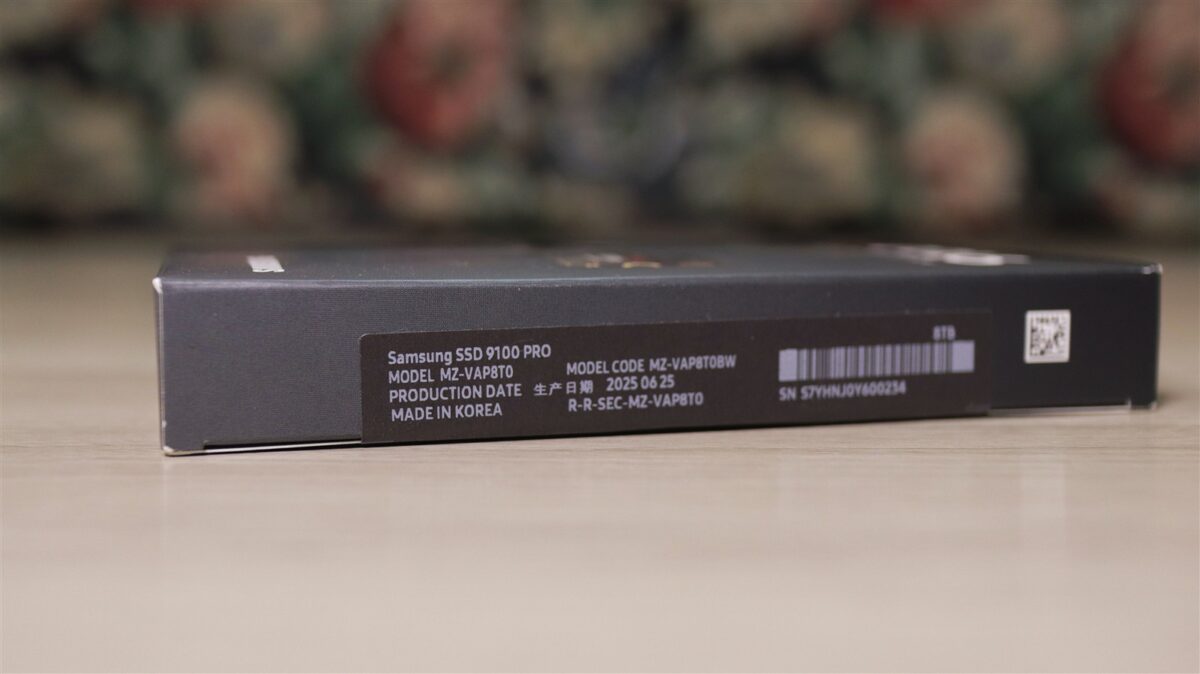 SSD Samsung 9100 PRO 8TB - review