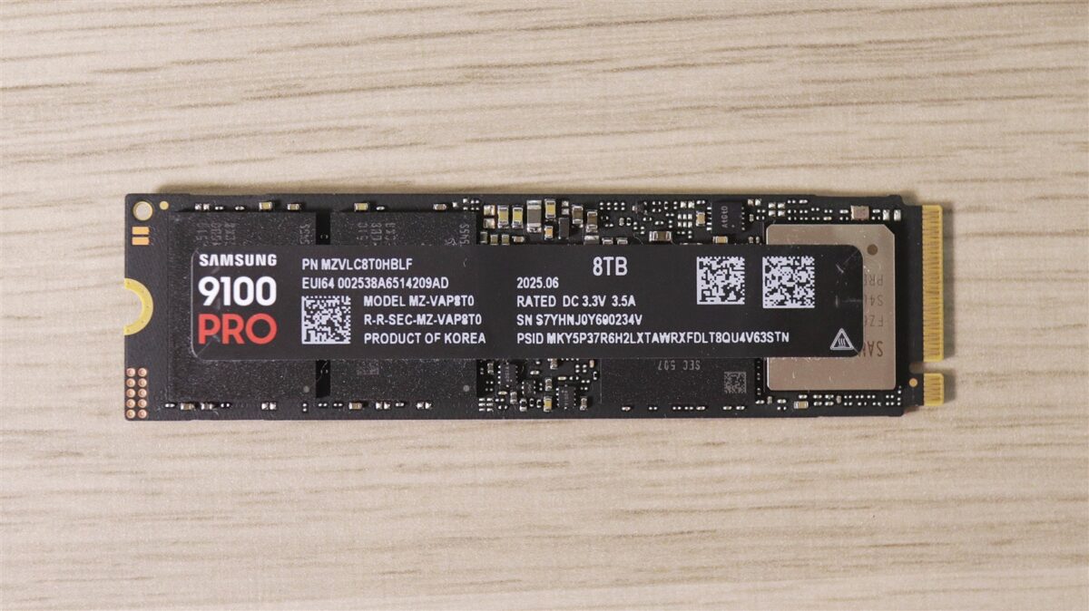 SSD Samsung 9100 PRO 8TB - review