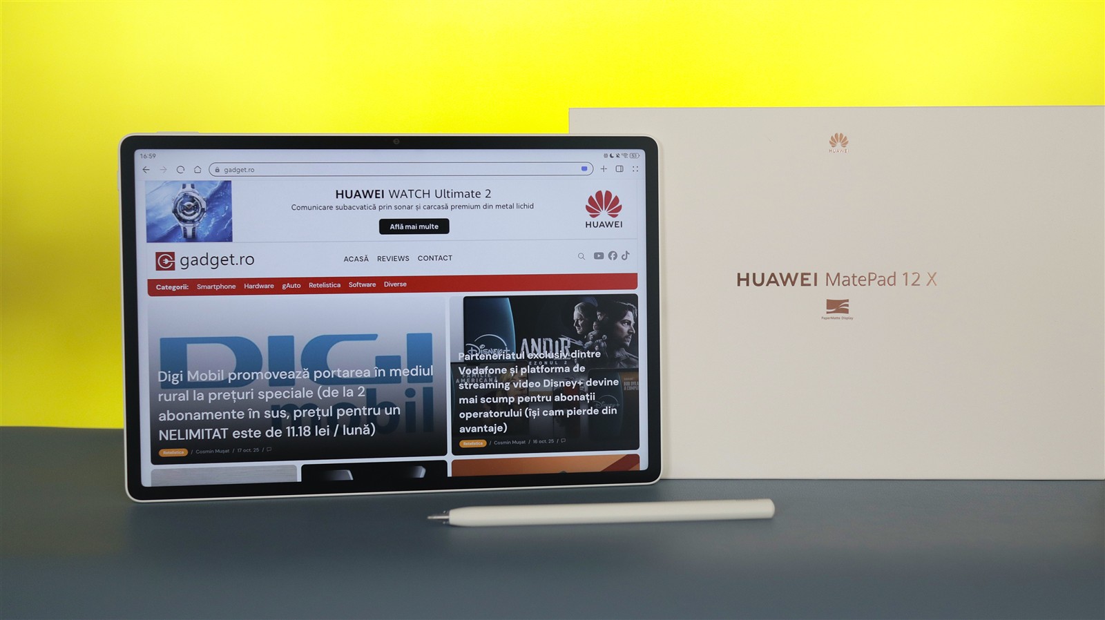 Tabletă Huawei MatePad 12 X PaperMatte Edition 2025 - review
