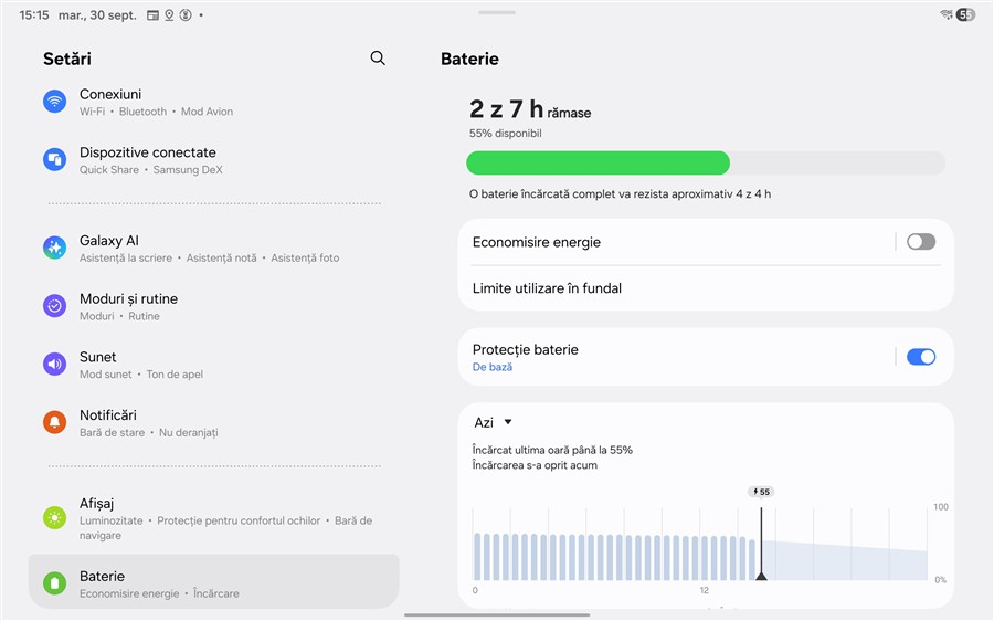 Autonomie Samsung Galaxy Tab S11