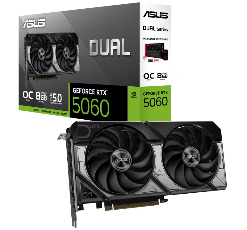 Placa Video ASUS Geforce RTX 5060 DUAL OC