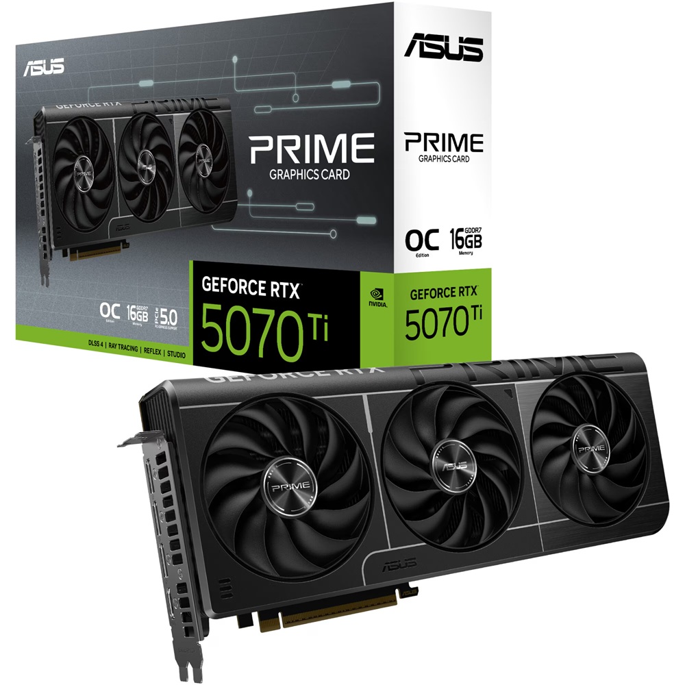 Placa video ASUS PRIME GeForce RTX 5070 Ti OC Edition