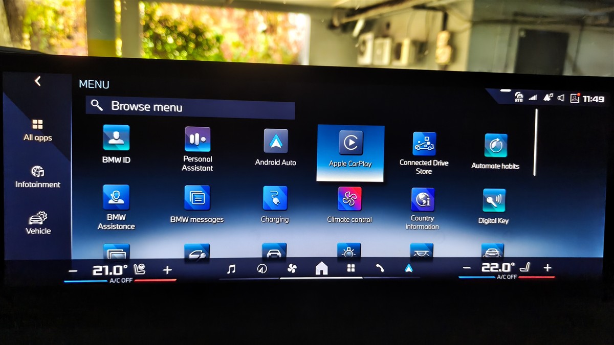 Sistem infotainment BMW i4 M50